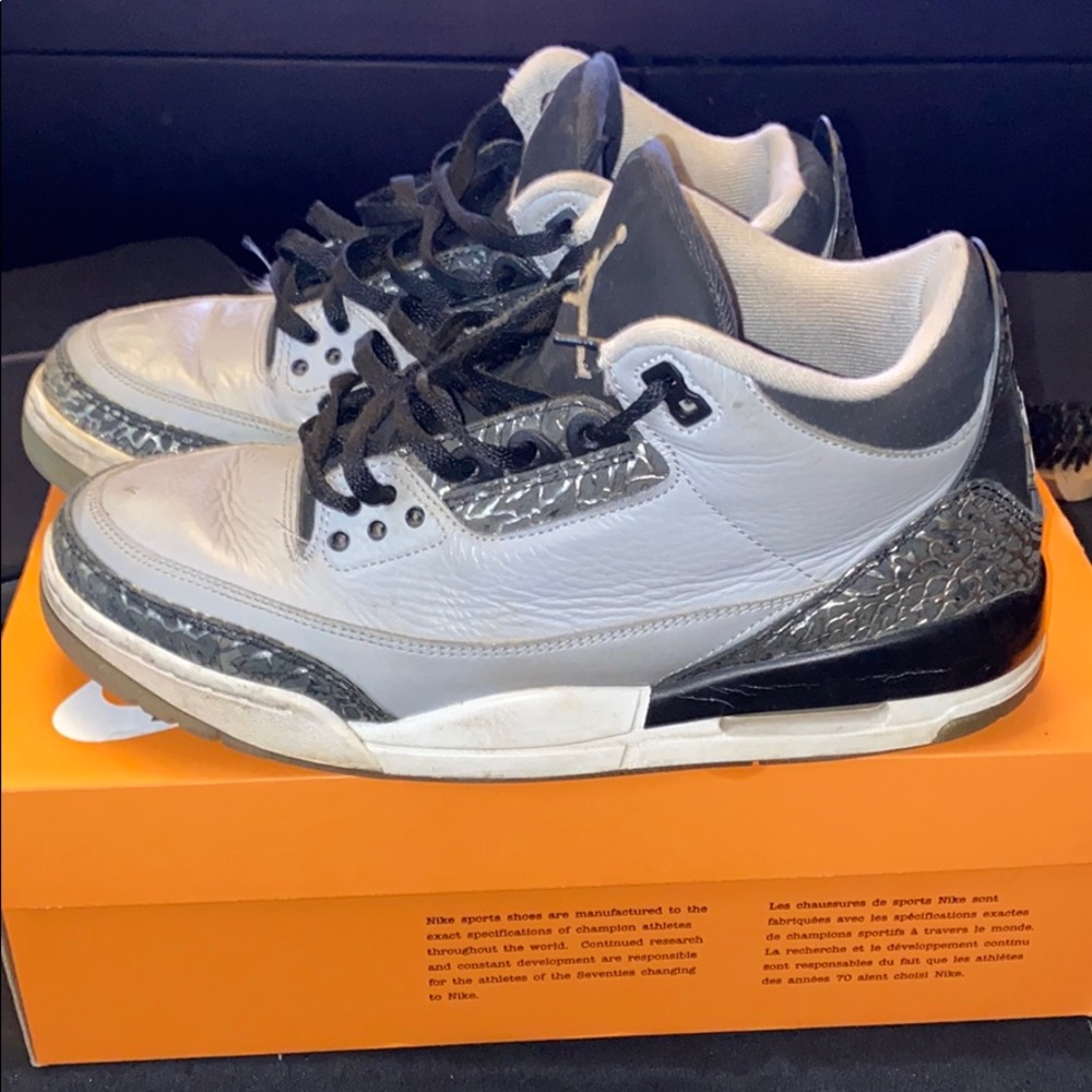 Jordan Retro 3 Wolfgrey